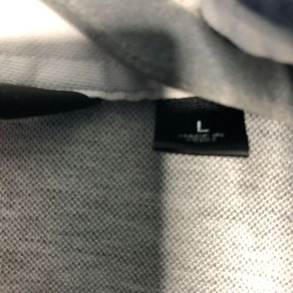 Travis Mathew Shirt Mens Large Gray Polo Casual Golf Pima Embroidered Logo - Picture 2 of 10